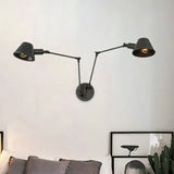 Multi Arm Adjustable Industrial Wall Lights