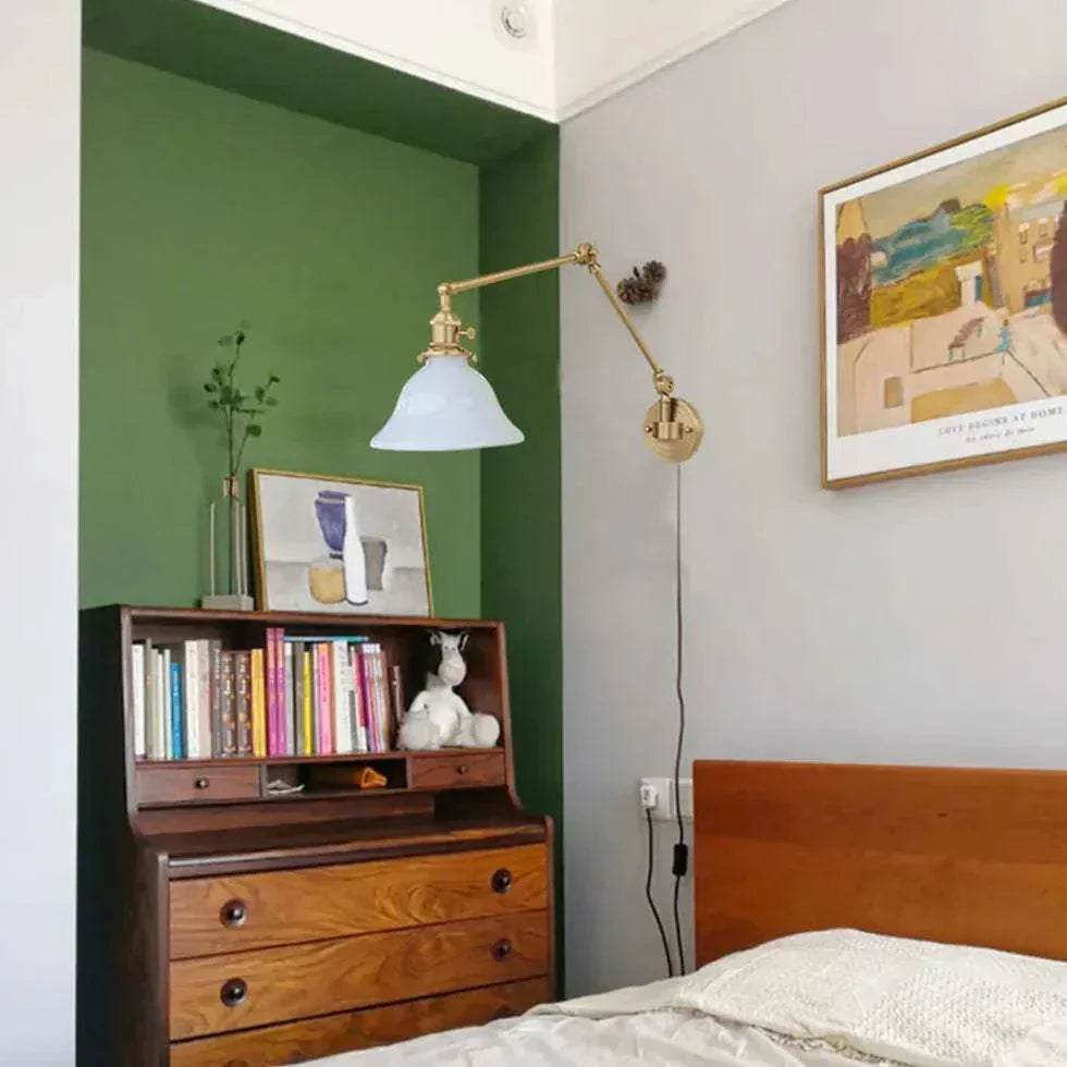 Appliques Lumineuses Murales Vintage En Verre Lecture - Clowas.fr