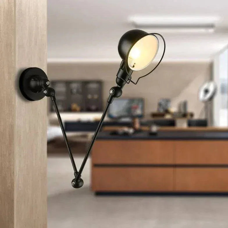 Applique Noires Murales Vintage Avec Bras Pivotant - Clowas.fr
