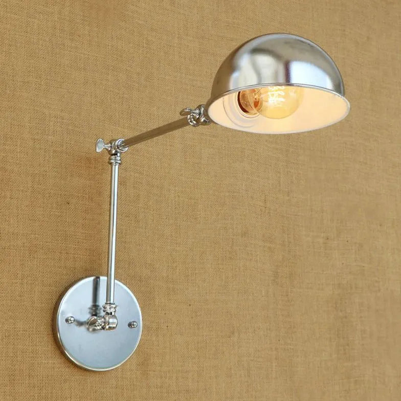 Lumière murale en nickel pour la chambre