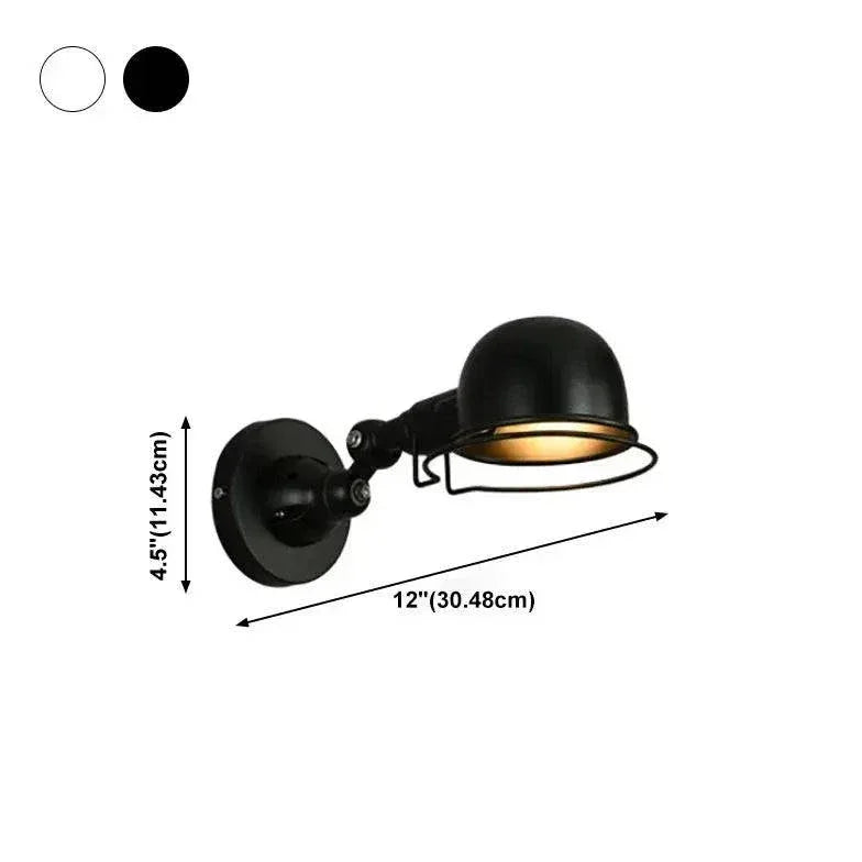 Applique Noire Design Lampe Murale Industriel Moderne - Clowas.fr