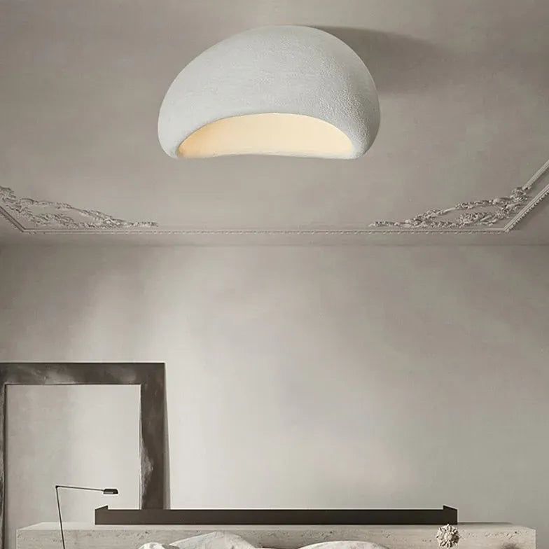 Salon luminaire design original minimaliste japonais wabi-sabi