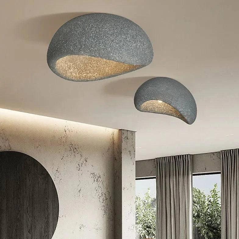 Salon Luminaire Design Original Minimaliste Japonais Wabi-Sabi - Clowas.fr