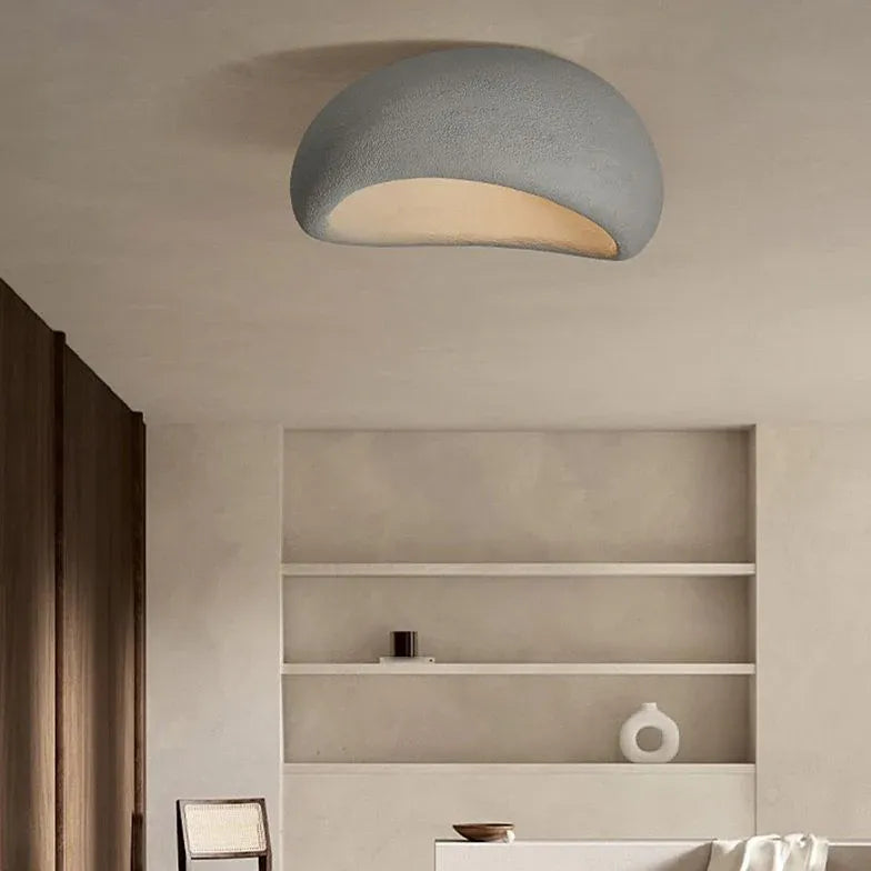 Salon luminaire design original minimaliste japonais wabi-sabi