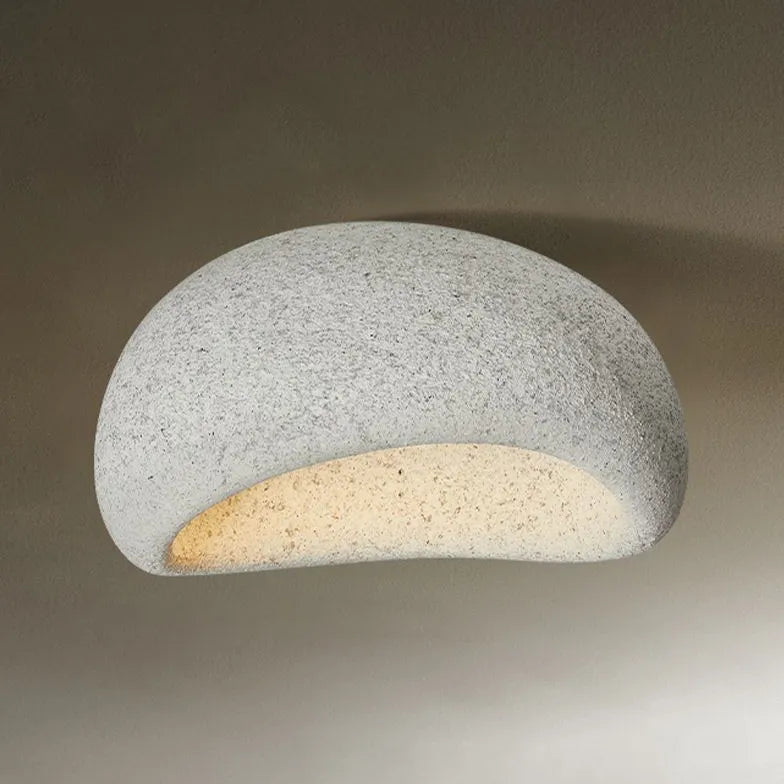 Salon luminaire design original minimaliste japonais wabi-sabi