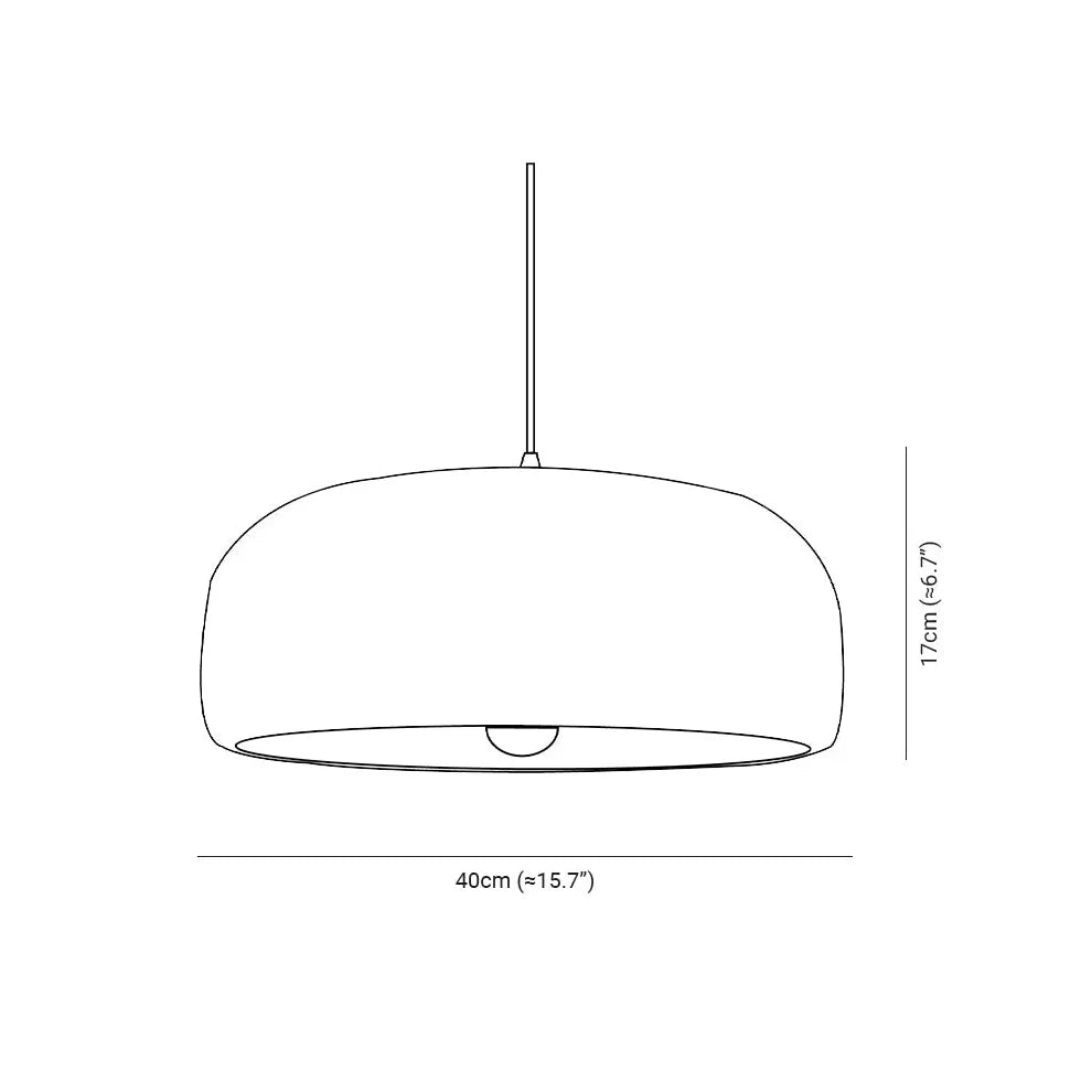 Suspension boule blanc nordique créative élégante