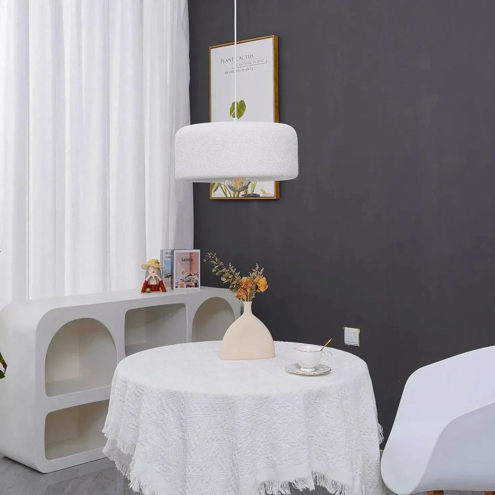 Suspension Boule Blanc Nordique Créative Élégante - Clowas.fr