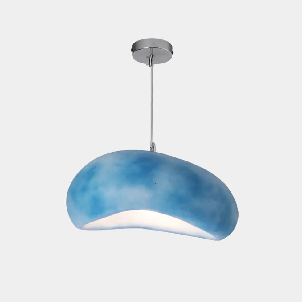 Pebble Texture Lampshade Modern Pendant Light