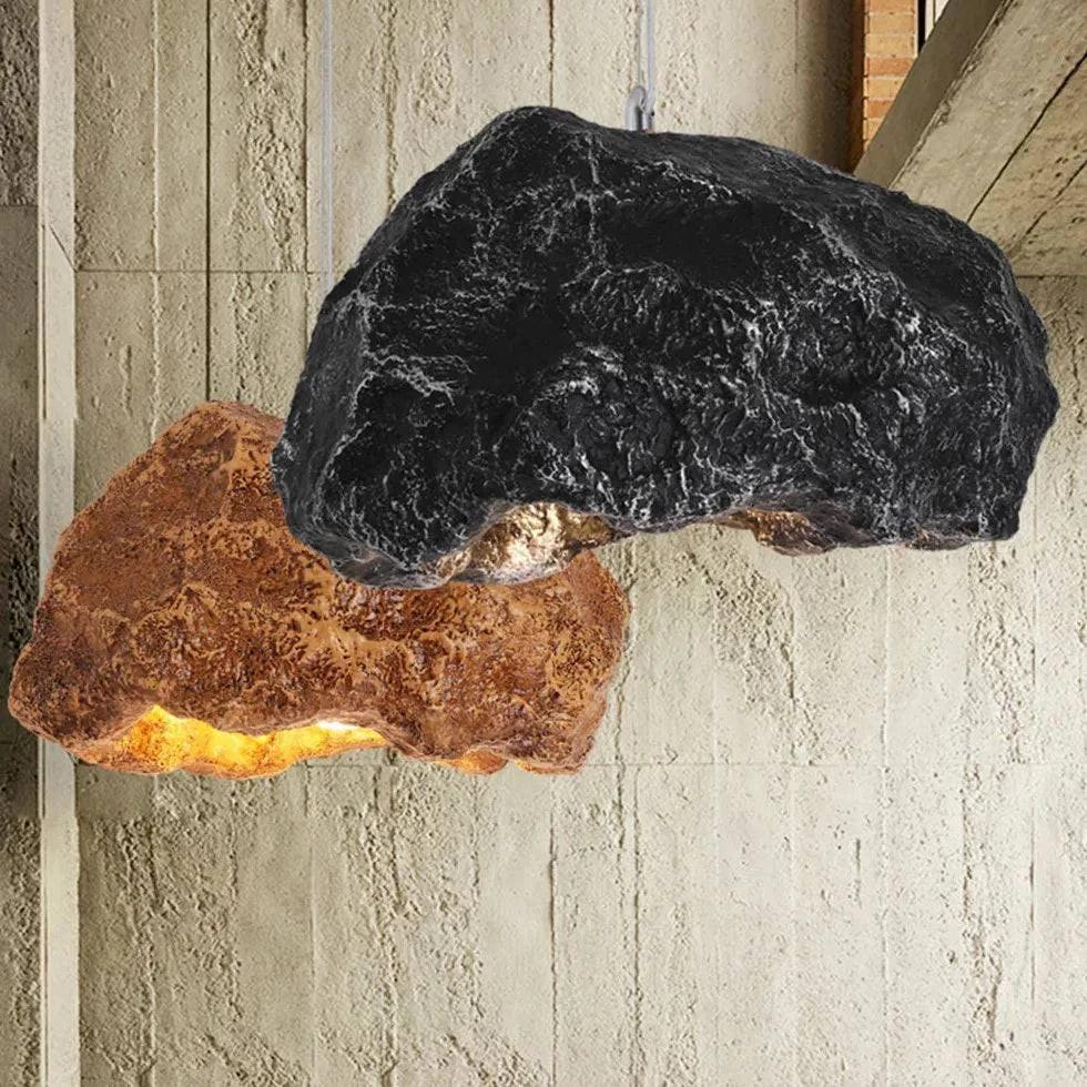 Suspension Sombre En Pierre Pour Salle À Manger - Clowas.fr