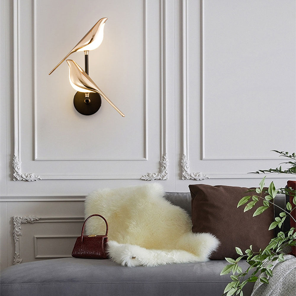 Creative Designer Acrylic Bird Wall Lamp