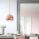 Suspension Globe en Verre Dégradé pour Salle à Manger