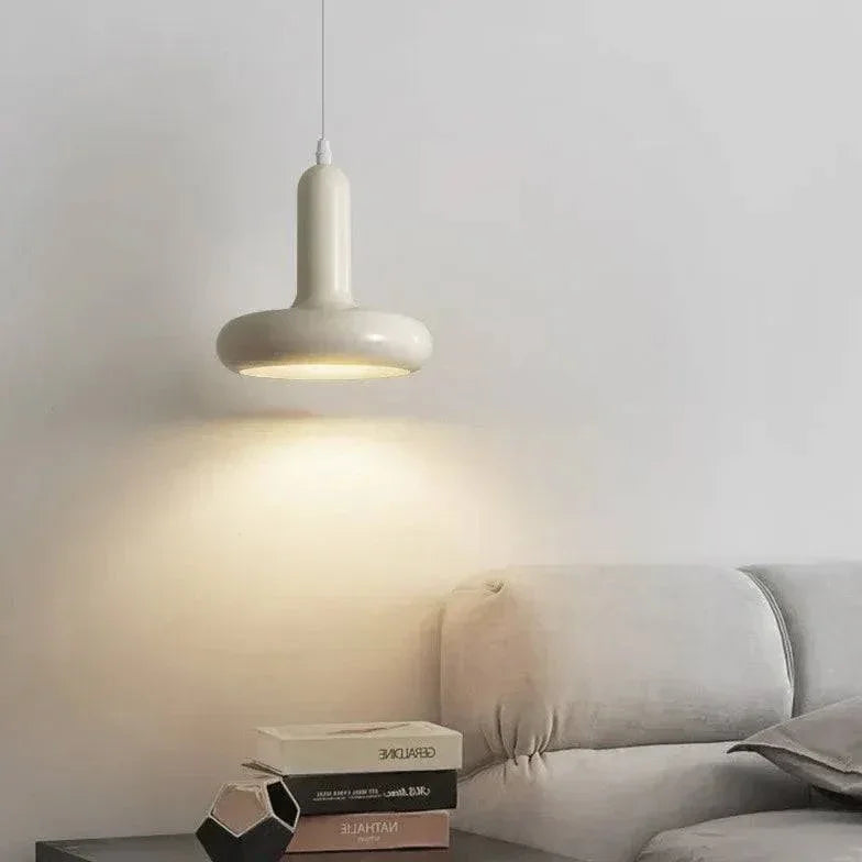 Design Arrondi Élégant Blanc Pendentif Pour Salle À Manger - Clowas.fr