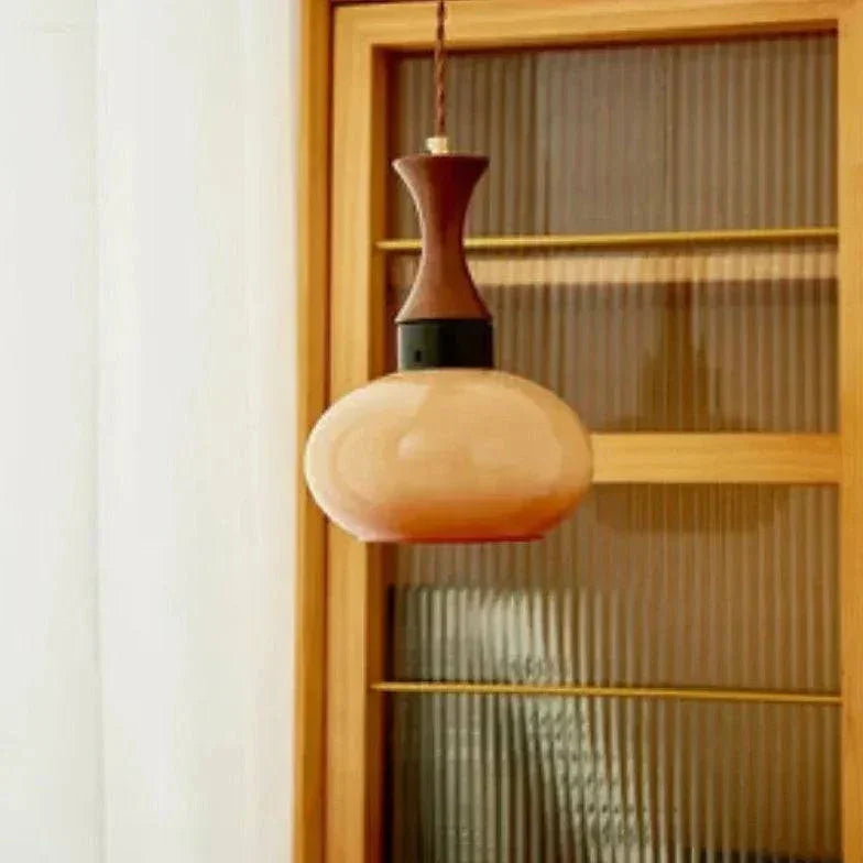 Suspension Marron Vintage Style Japonais Pour Salon - Clowas.fr