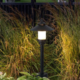 Cap Shaped Led Garden Bollard Lights