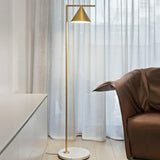 Cone-Shaped Metal Minimalist Floor Lamp