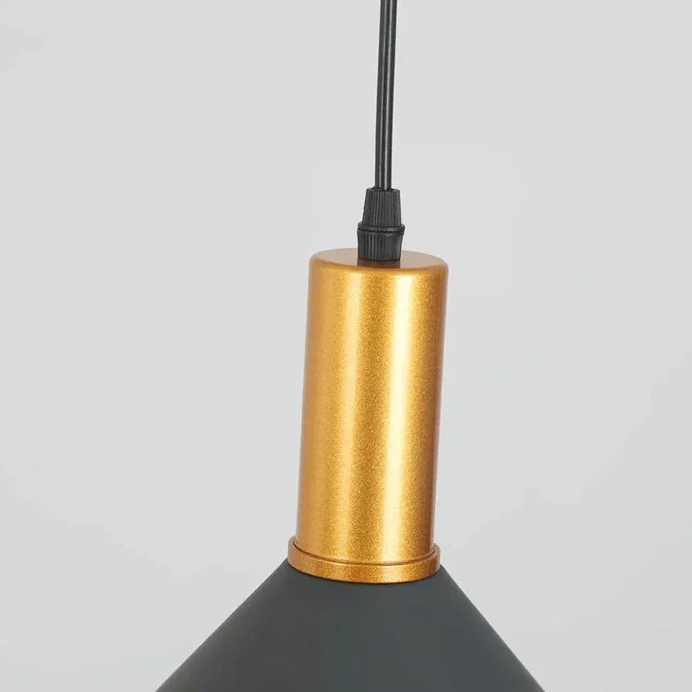 Suspension De Cuisine Design Conique À Trois Lumières - Clowas.fr