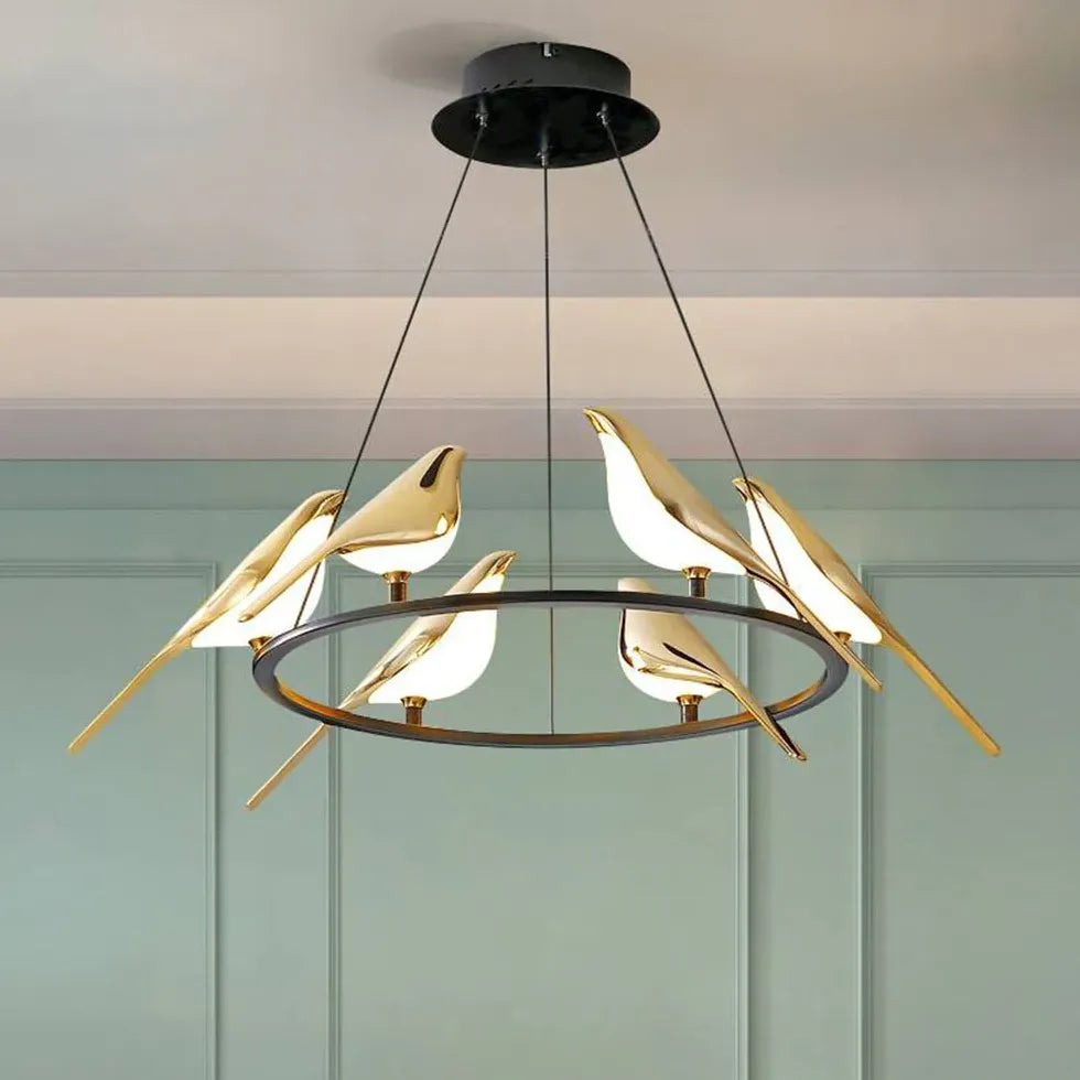 Multi-head Magpie Nordic Dining Room Pendant Light