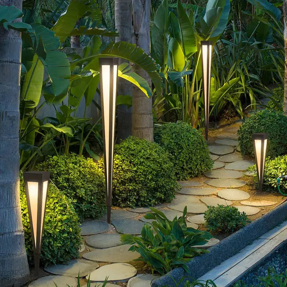 Lampes extérieures solaires jardin décoratives étanches pelouse