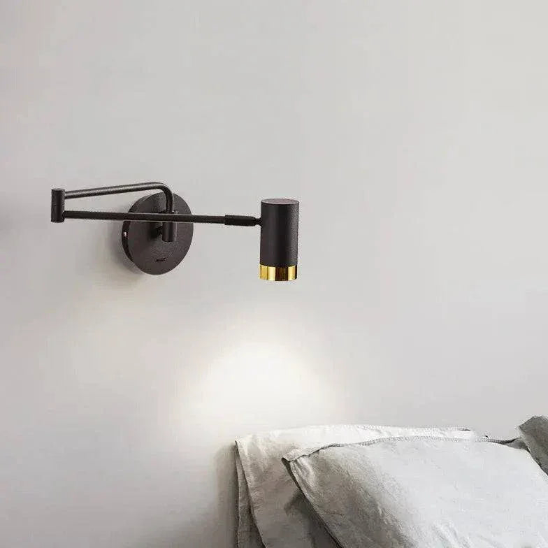 Spot Led Noir Lampe Murale Nordique Moderne Minimaliste - Clowas.fr