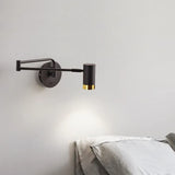 Spot led noir lampe murale nordique moderne minimaliste