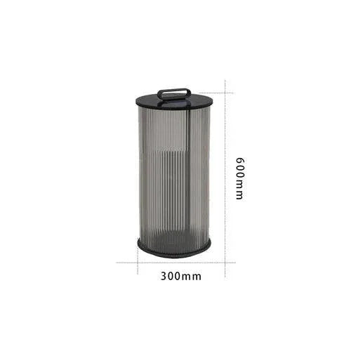 Lampadaire D'Extérieur À Rayures Verticales Transparentes - Clowas.fr