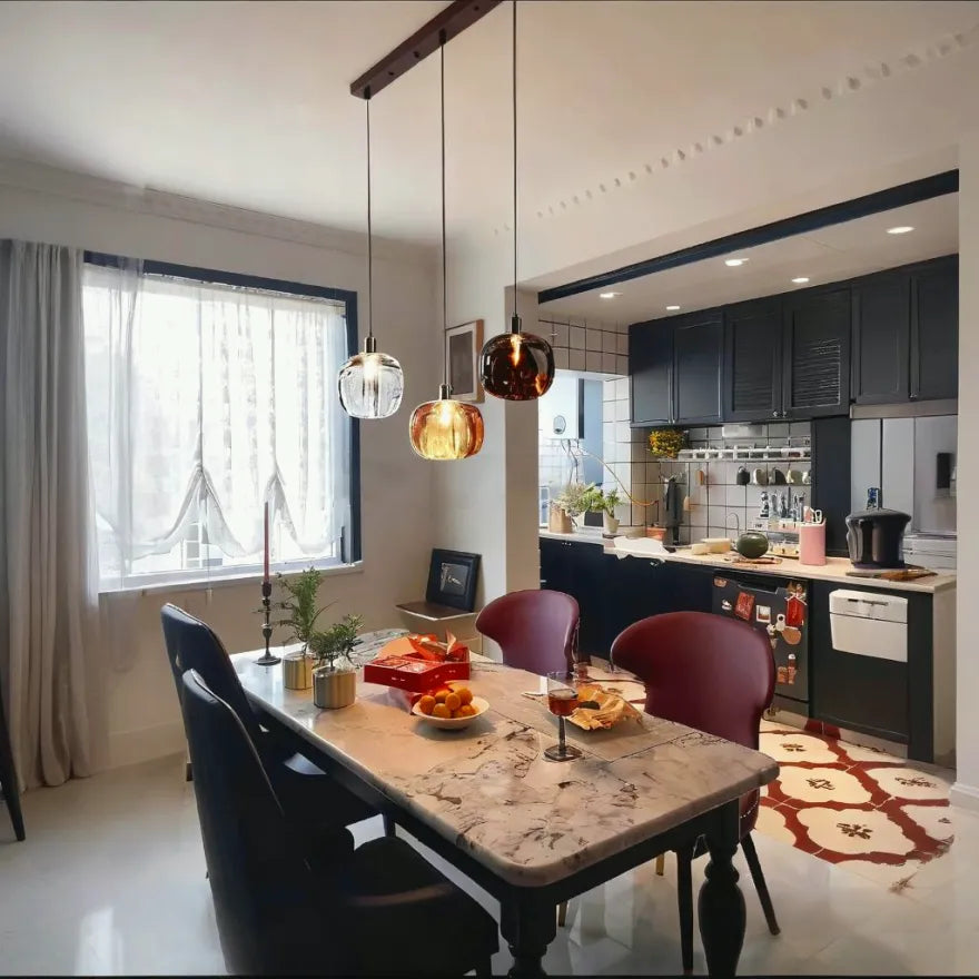 Suspension LED Cristal Style Minimaliste Salle À Manger