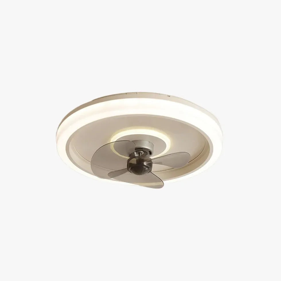 Petit plafonnier LED ventilateur moderne éclairage