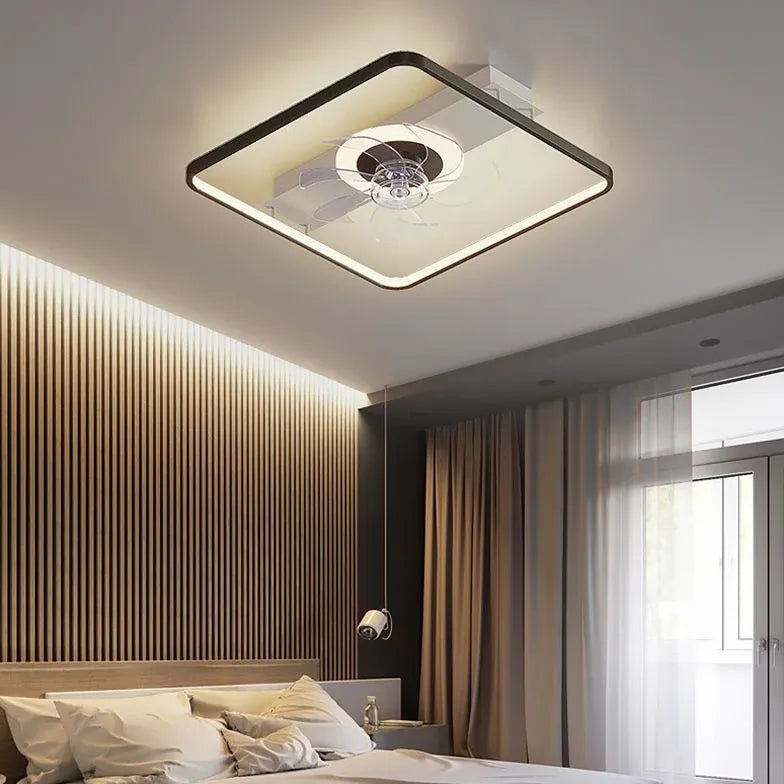 LED Outer Ring Modern Fan Light