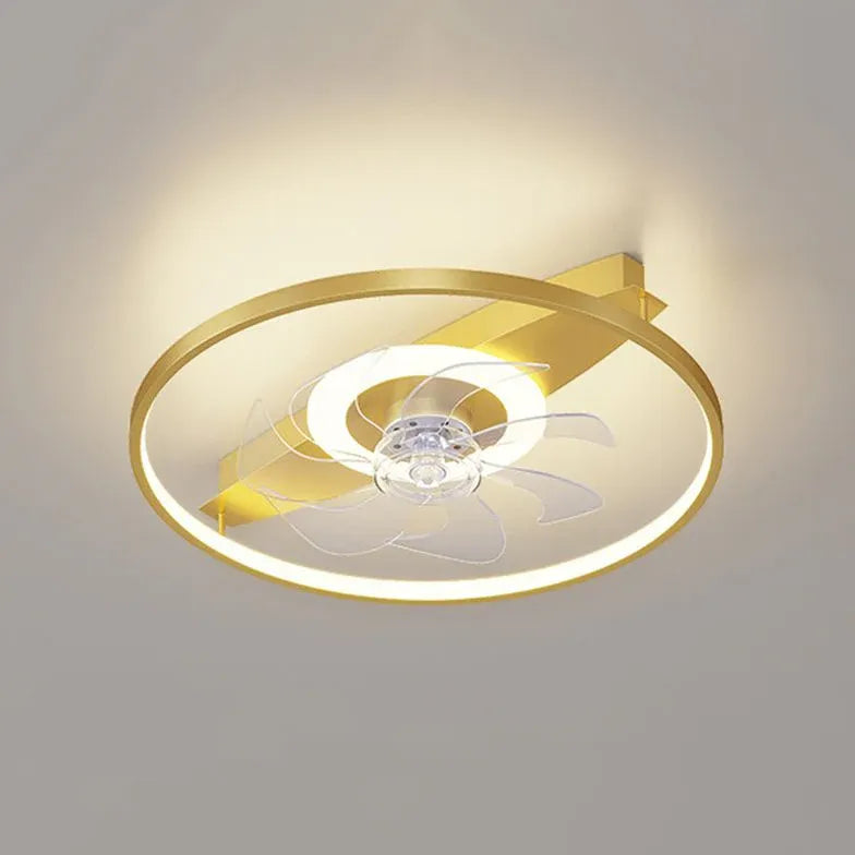 LED Outer Ring Modern Fan Light