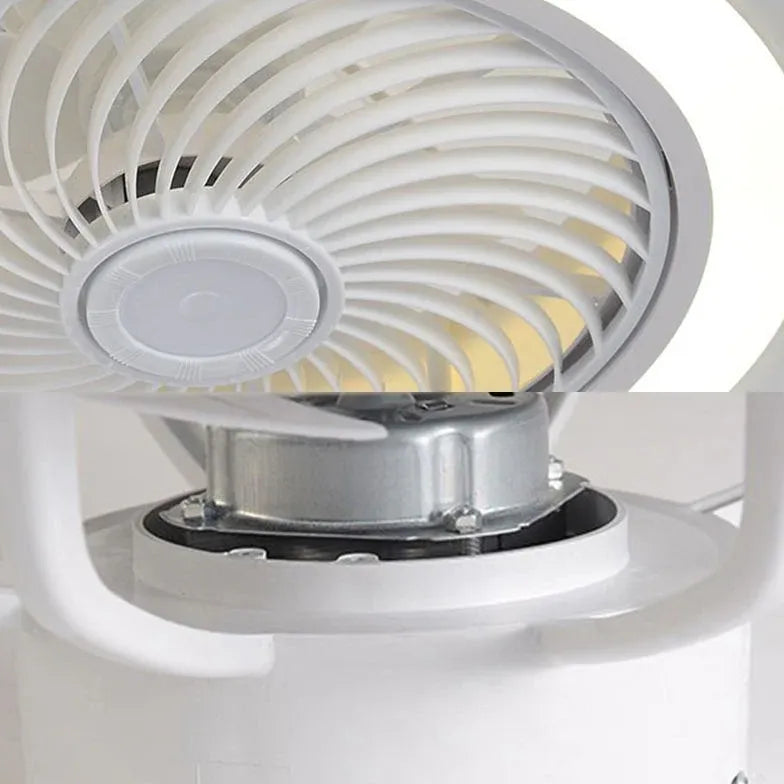 Light Fan Fan White Kitchen en forme d'anneau