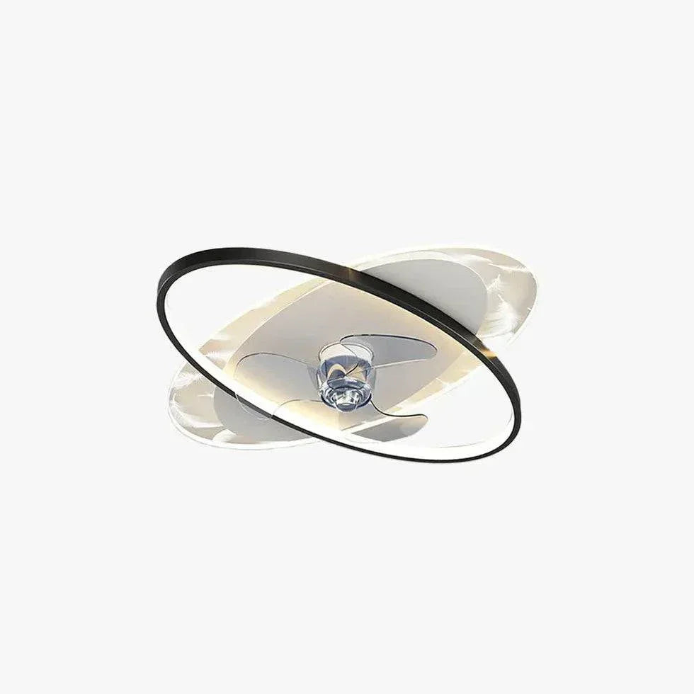 Ventilator Mit Lampe Plafonnier Ovale Moderne Pour Chambre - Clowas.fr