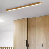 Rectangular LED Wooden Hallway Ceiling Light