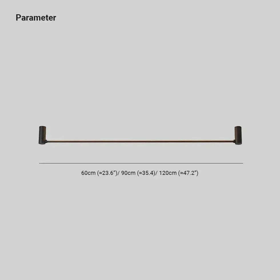 Plafonnier Suspension Industriel Long Barre Minimaliste - Clowas.fr