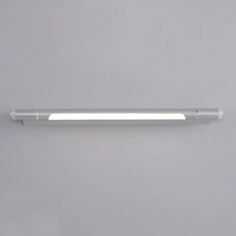 Silver Tube Led Bathroom Mirror Lights