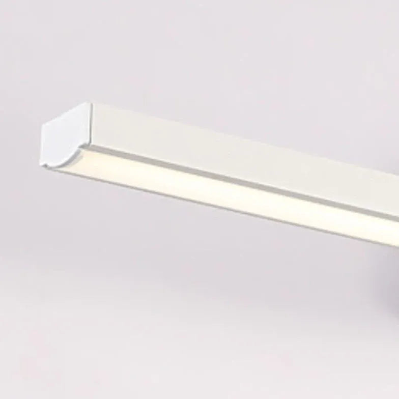 White Linear Bathroom Mirror Lights