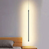 Suspension Led Linéaire Noire Minimaliste Pour Salon - Clowas.fr