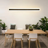 Black Modern Long LED Wall Lights