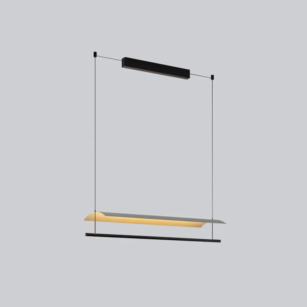 Minimalist Linear Office Hanging Pendant Light