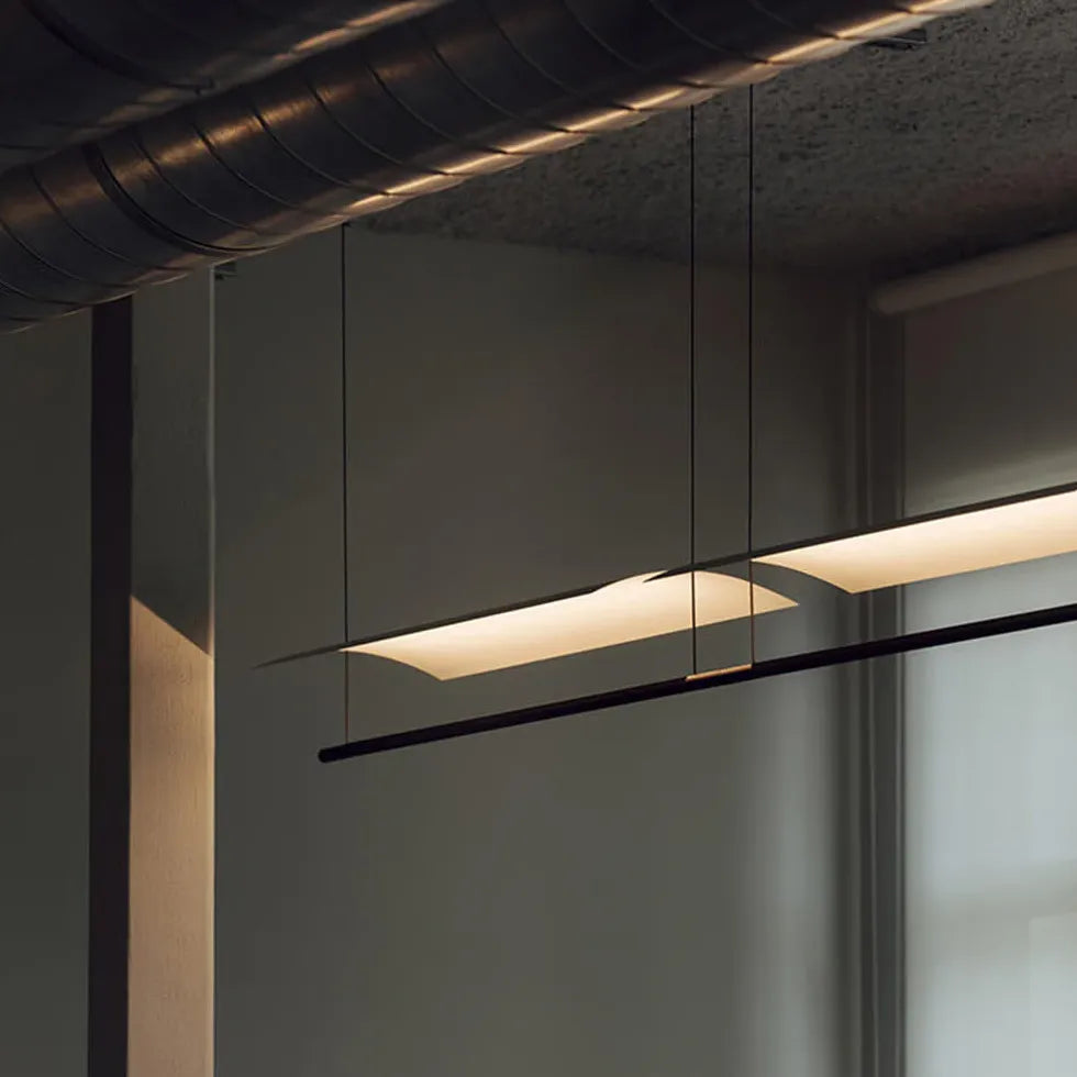 Minimalist Linear Office Hanging Pendant Light