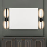 Metal Black Led Bathroom Mirror Lights