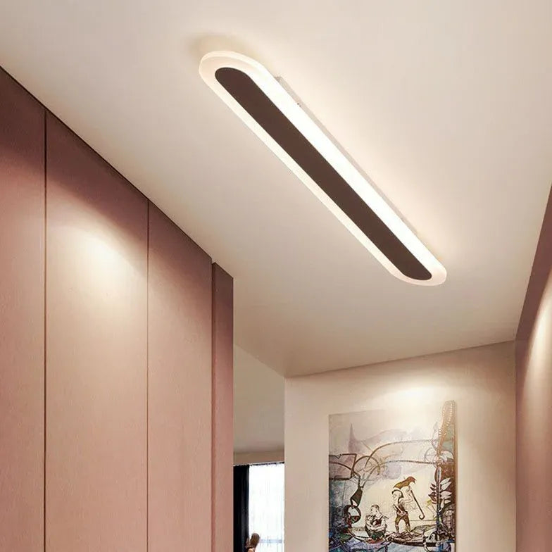 Long Oval LED Minimalist Ceiling Light