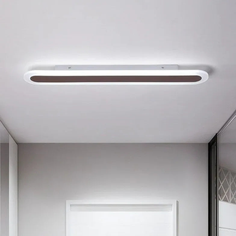 Long Oval LED Minimalist Ceiling Light