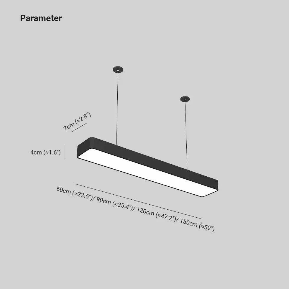Suspension Linéaire Led Acrylique Pour Bureau - Clowas.fr