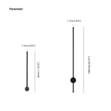 Applique D'Extérieur Noire Linéaire Verticale - Clowas.fr