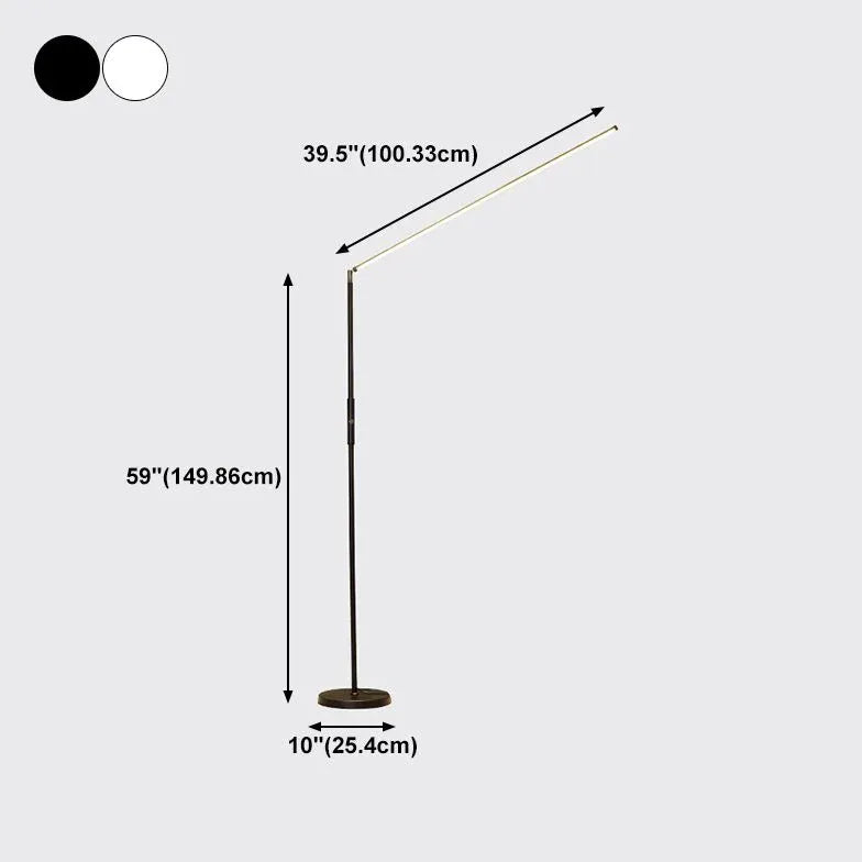 Lampadaire moderne minimaliste linéaire moderne