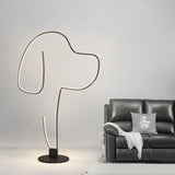 Lampe de table décorative LED de contour animal