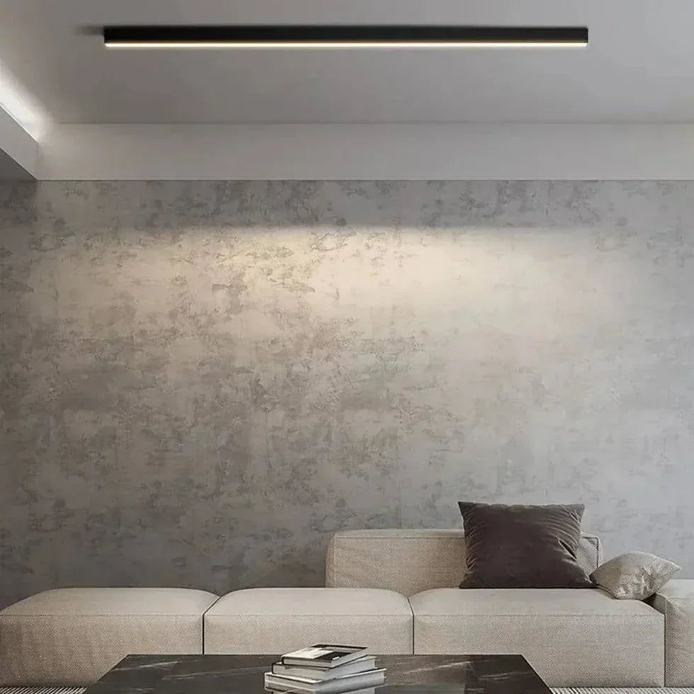Éclairage Plafonnier Minimaliste Lineaire Pour Salon - Clowas.fr