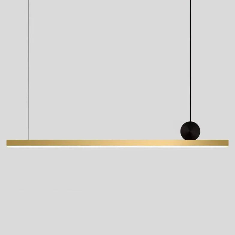 Minimally Linear Dining Room Pendant Light