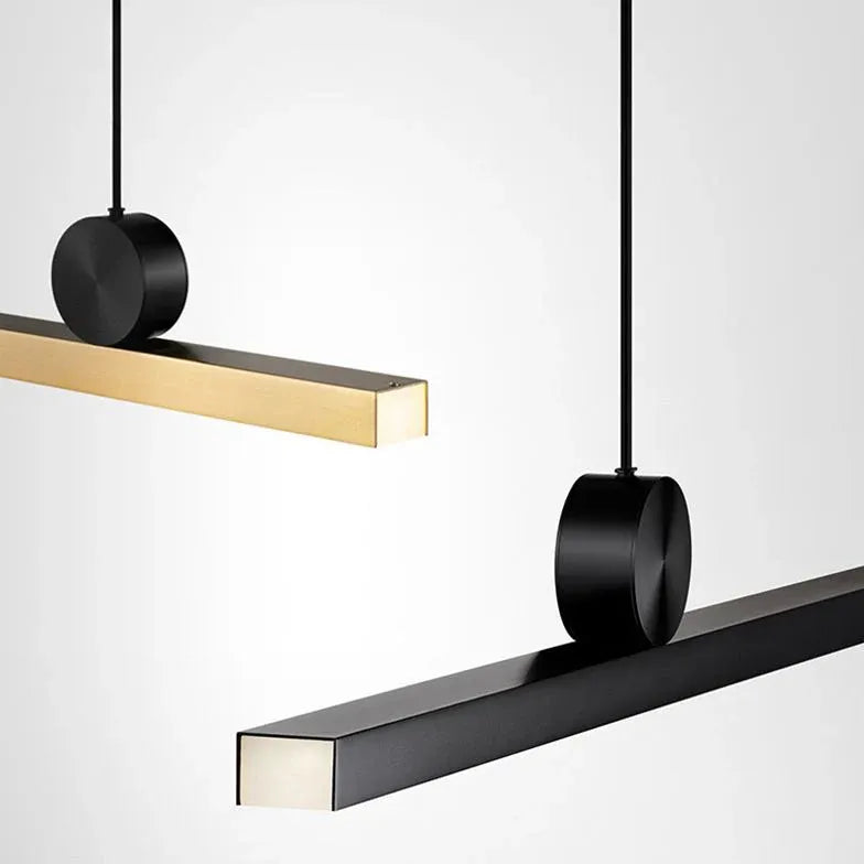 Minimally Linear Dining Room Pendant Light