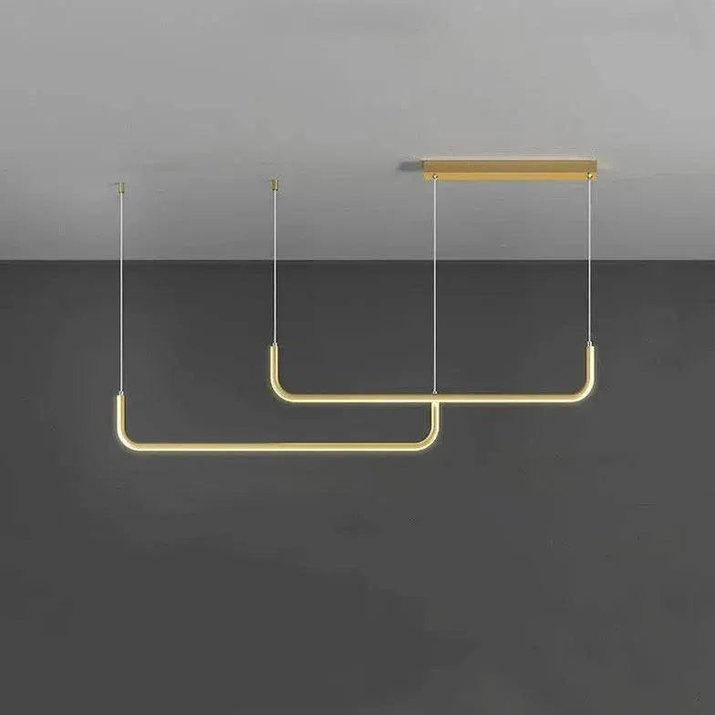 Suspension Tube Noir Nordique Minimaliste Créatif - Clowas.fr